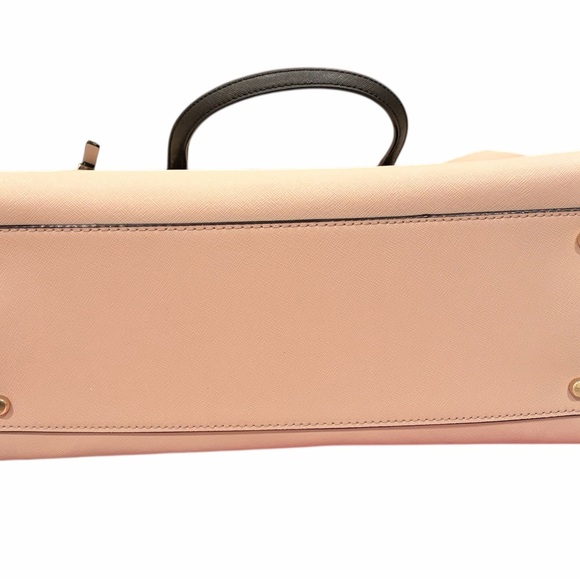 kate spade Blush Pink and Black Saffiano Satchel - Picture 3 of 9